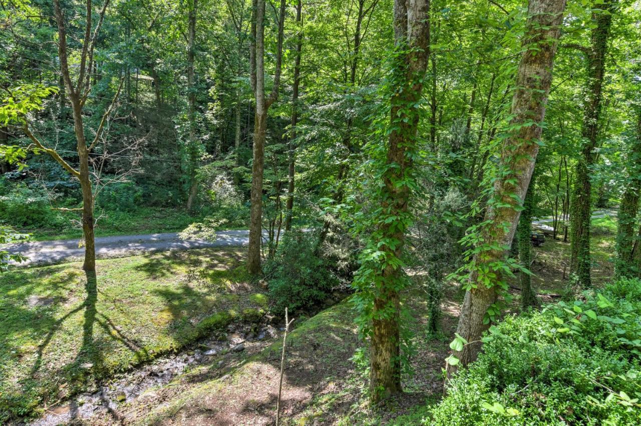 Tranquil Creekside Cottage With Deck And Lanai Franklin Zewnętrze zdjęcie
